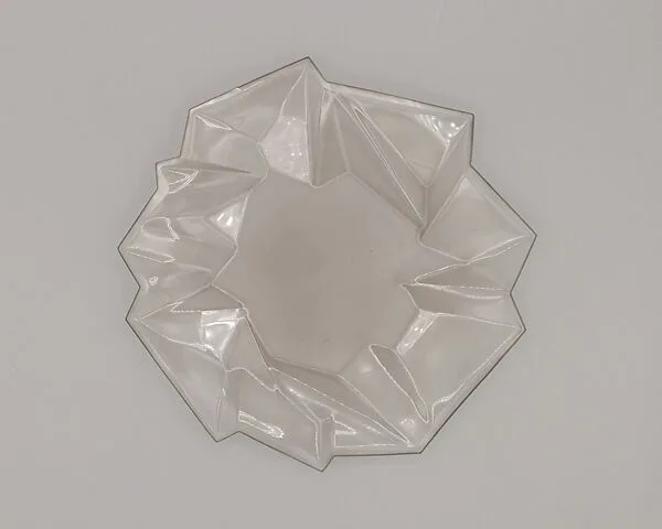 "Ruba Rombic" Plate — Consolidated Lamp and Glass Company, Art Glassware Division, Coraopolis, PA|Reuben Haley