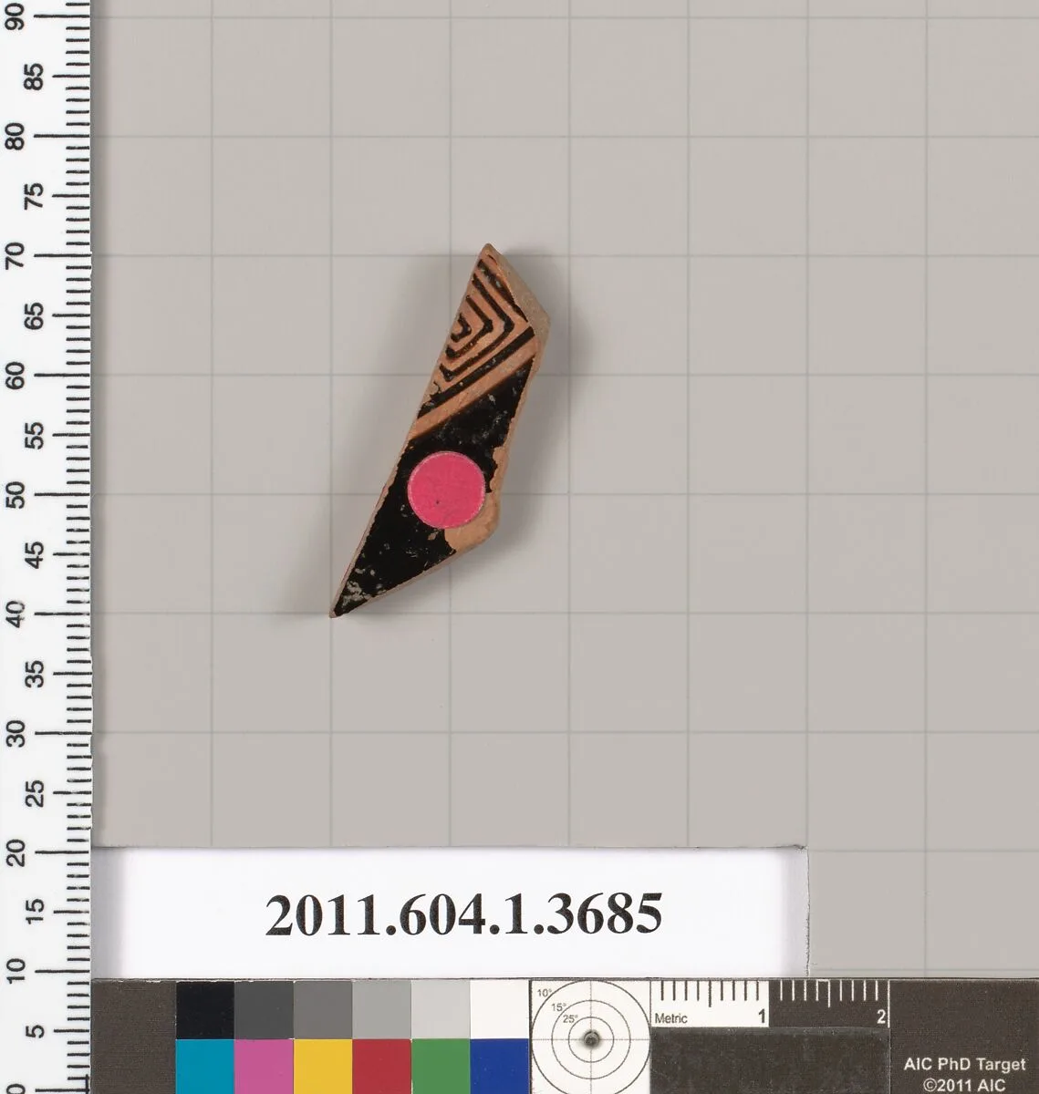 Terracotta fragment of a kylix (drinking cup) — Unknown