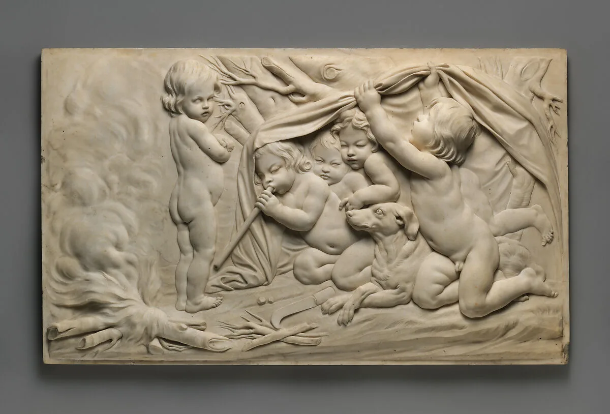 Winter (one of a set of four) — Edme Bouchardon
