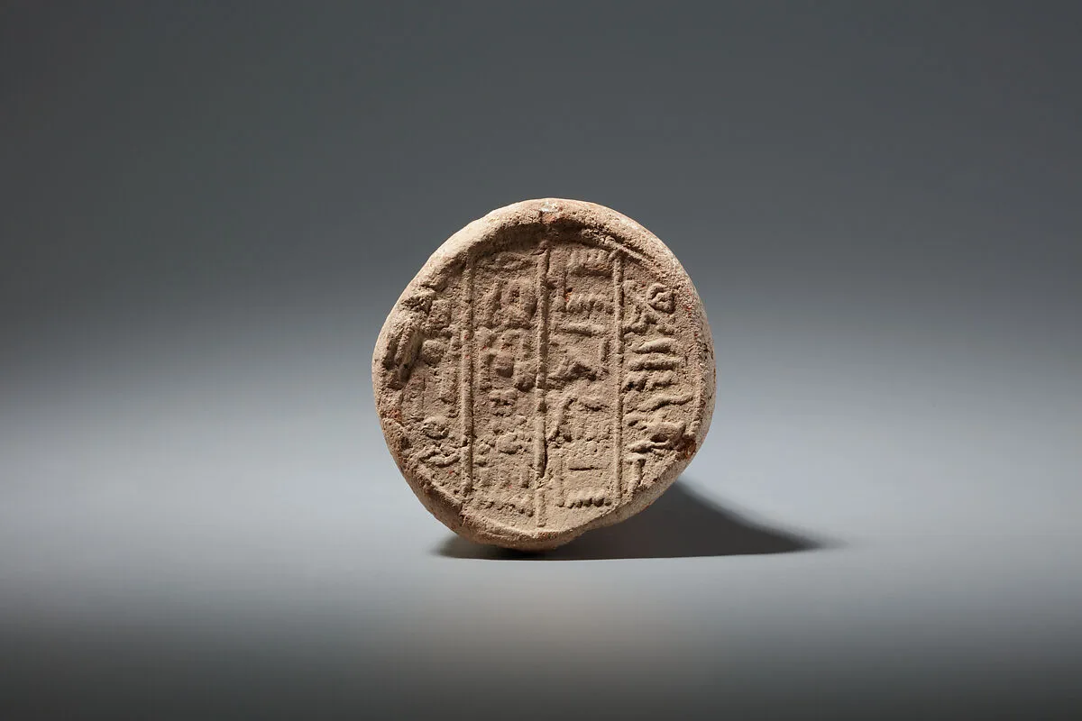 Funerary Cone of the Scribe Amenemopet — Unknown