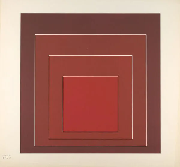 Proof for White Line Square series — Josef Albers|Gemini G.E.L.|Kenneth E. Tyler