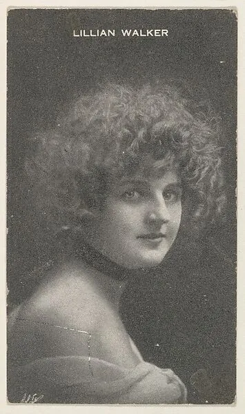 Lillian Walker, from the Black and White Movie Stars series (D1), issued by the E. H. Koester Baking Company — E. H. Koester Baking Company, Baltimore