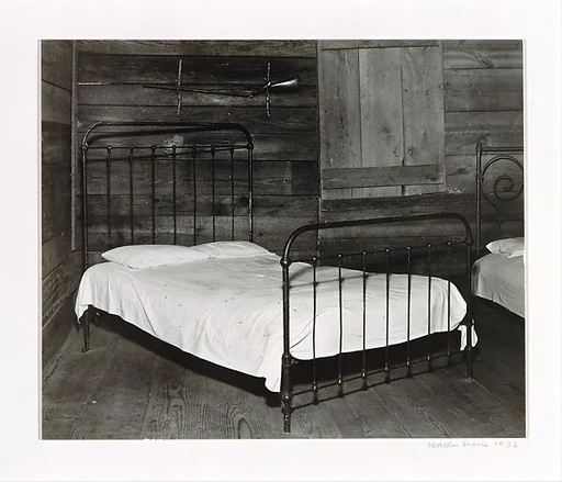 [Part of the Bedroom of Floyd Burroughs's Cabin, Hale County, Alabama]