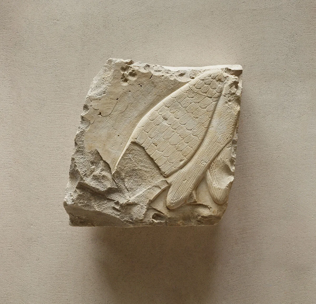 Relief fragment from a row of vulture figures — Unknown