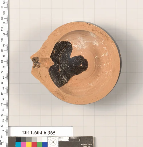 Terracotta fragment of a lamp