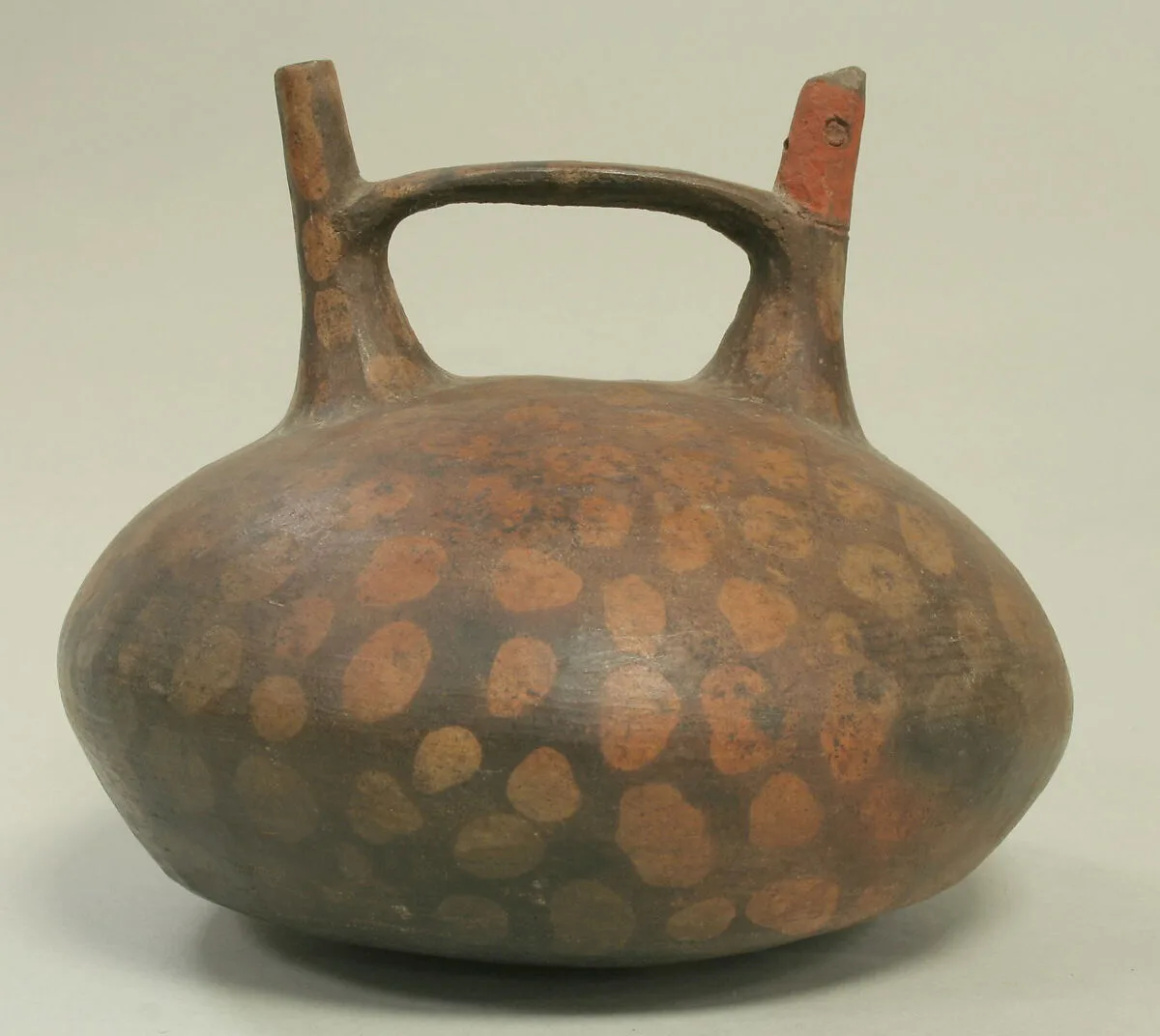 Double Spout and Bridge Bottle with Bird — Unknown