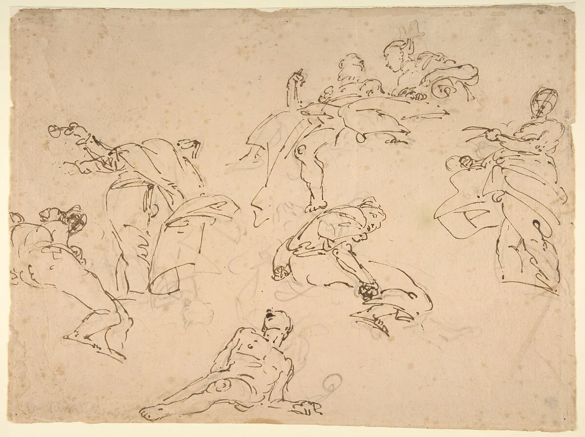 Figure Studies — Giovanni Battista Tiepolo