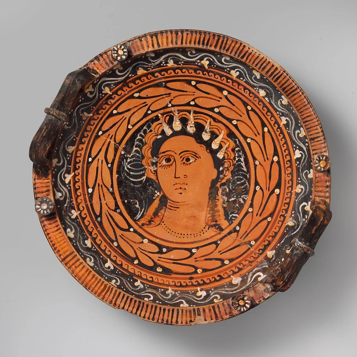 Terracotta lekanis (dish) — Baltimore Painter