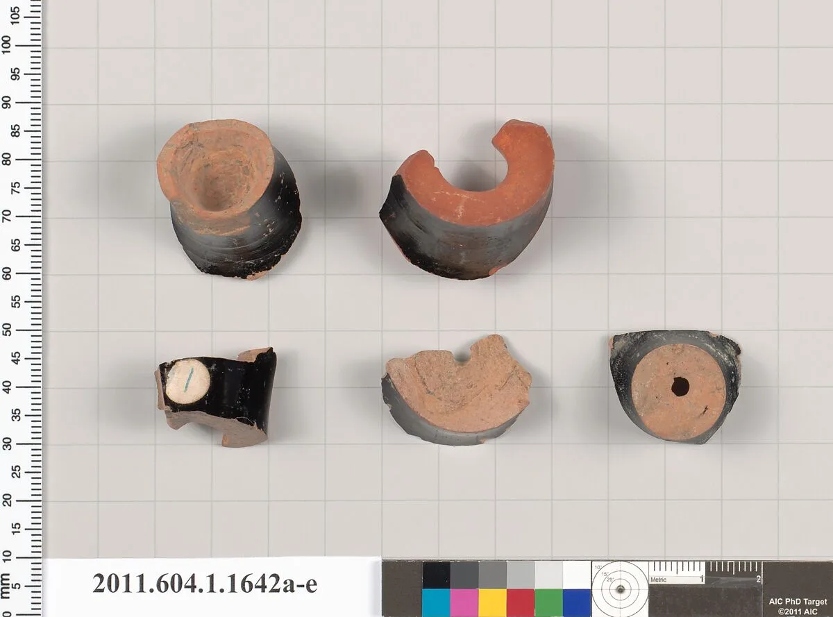 Terracotta fragments of kylikes (drinking cups) — Unknown