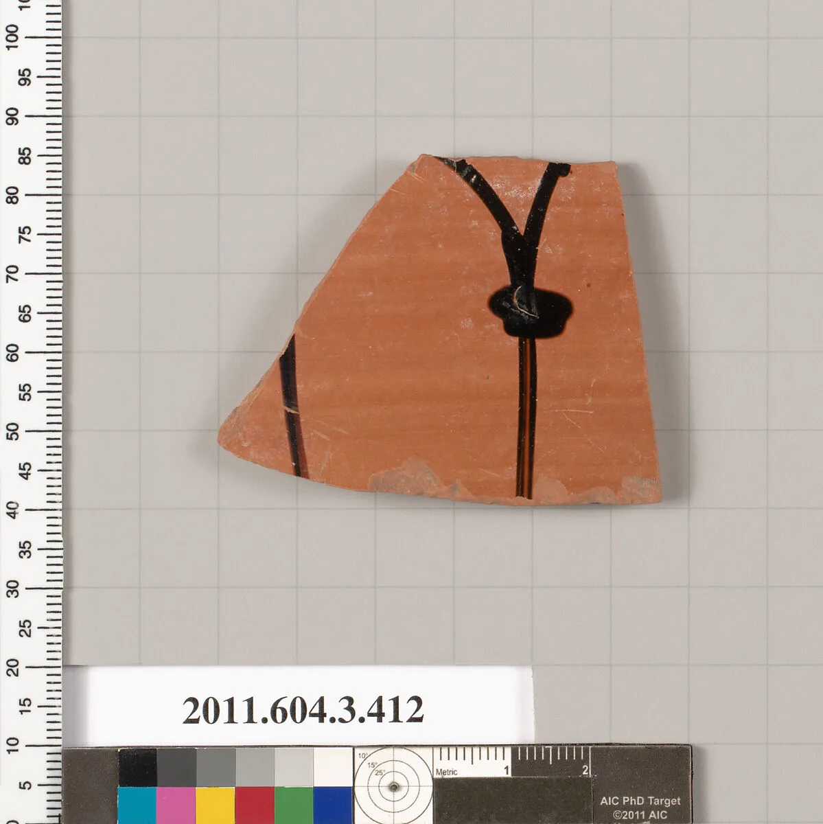 Terracotta fragment of a neck-amphora (jar) — Unknown