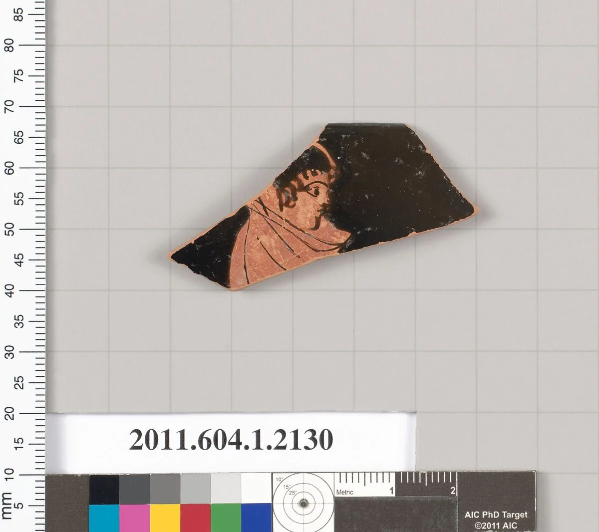 Terracotta rim fragment of a kylix (drinking cup) — Unknown