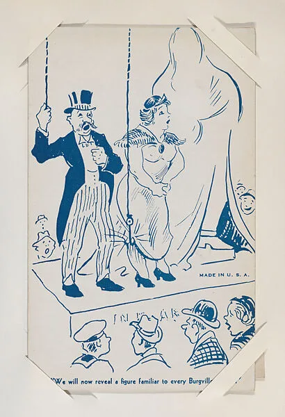 We will now reveal a figure familiar to every Burgville citizen from Exhibit Comics Cards (W431) — Unknown