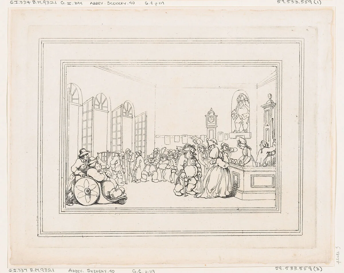 Comforts of Bath, Plate 3 — Thomas Rowlandson