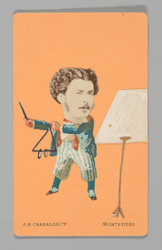 [Photo Collage: Musician Playing Triangle]
