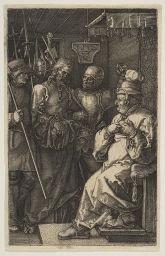 Christ before Caiaphas, from "The Passion"