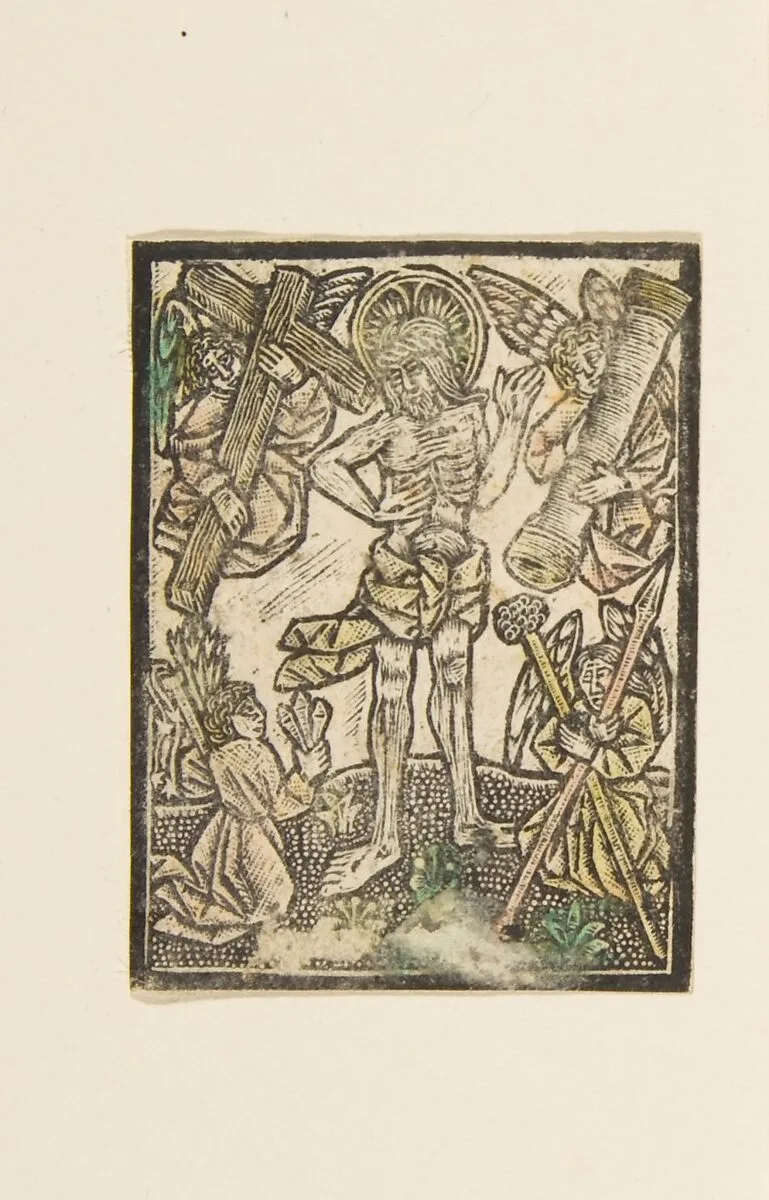 The Man of Sorrows with Angels — Anonymous, German, 15th century|Master ES