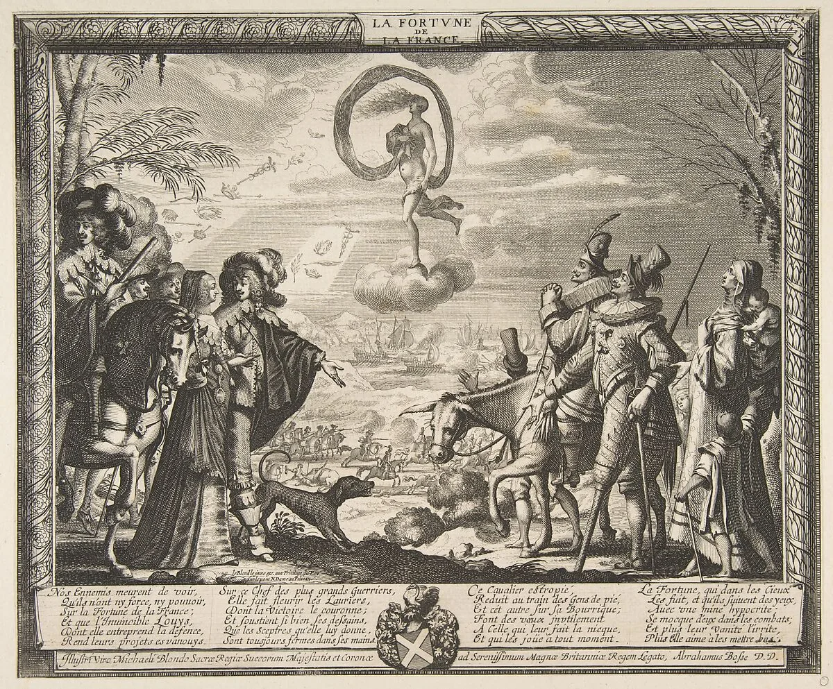 Fortune Favoring France (La Fortune de la France) — Abraham Bosse|Roland Leblond le Jeune|Michiel Le Blon