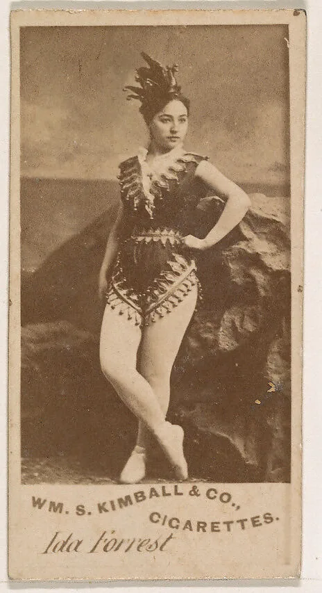 Ida Forrest, from the Actresses series (N203) issued by Wm. S. Kimball & Co. — William S. Kimball & Company