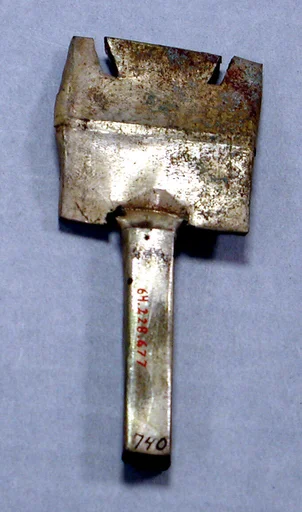 Hammered Silver Mirror Back (?)