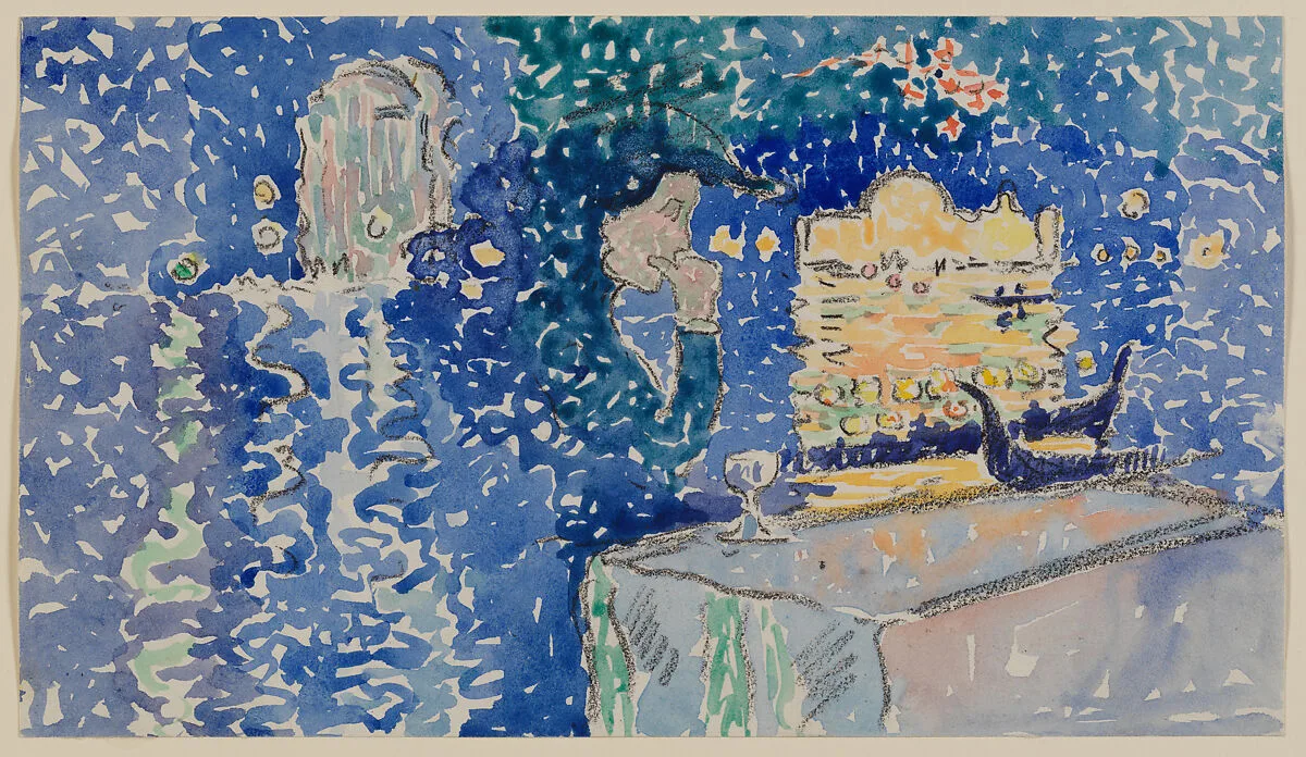 Venice: Night of the Festival of the Redeemer — Henri-Edmond Cross (Henri-Edmond Delacroix)