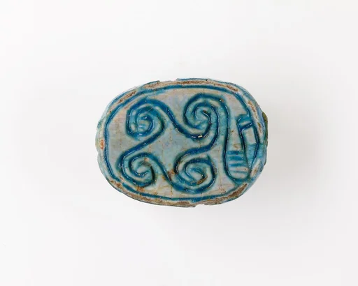 Scarab Decorated with Scrolls