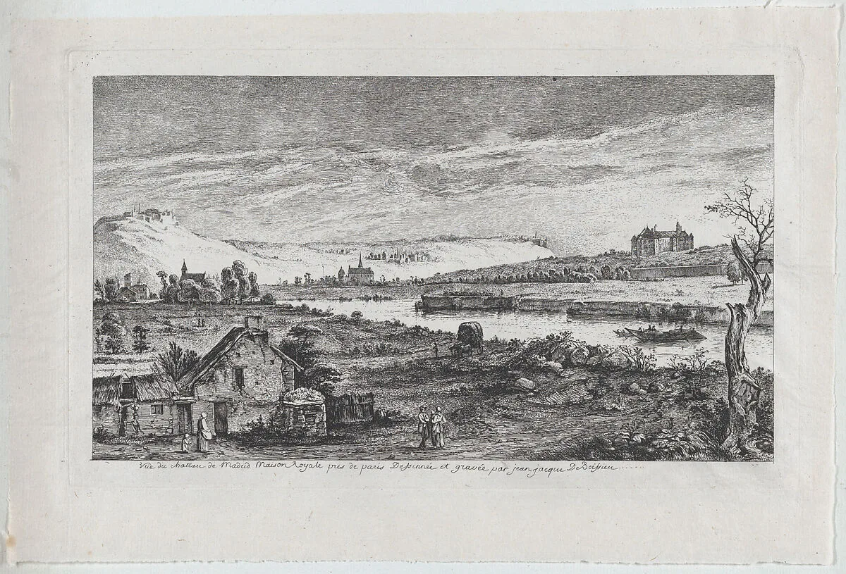 View of the Madrid Castle, near Paris — Jean Jacques de Boissieu