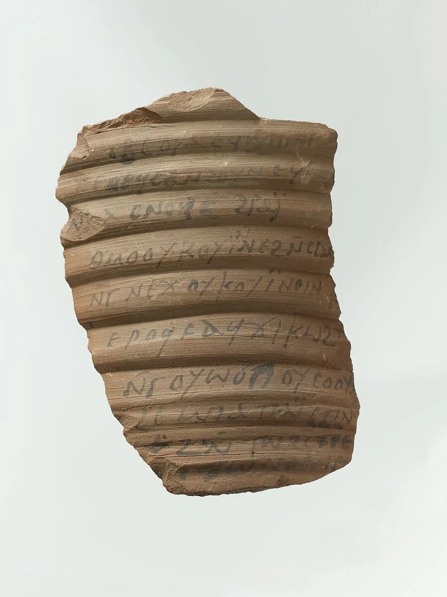 Ostrakon with Medical Recipes — Unknown