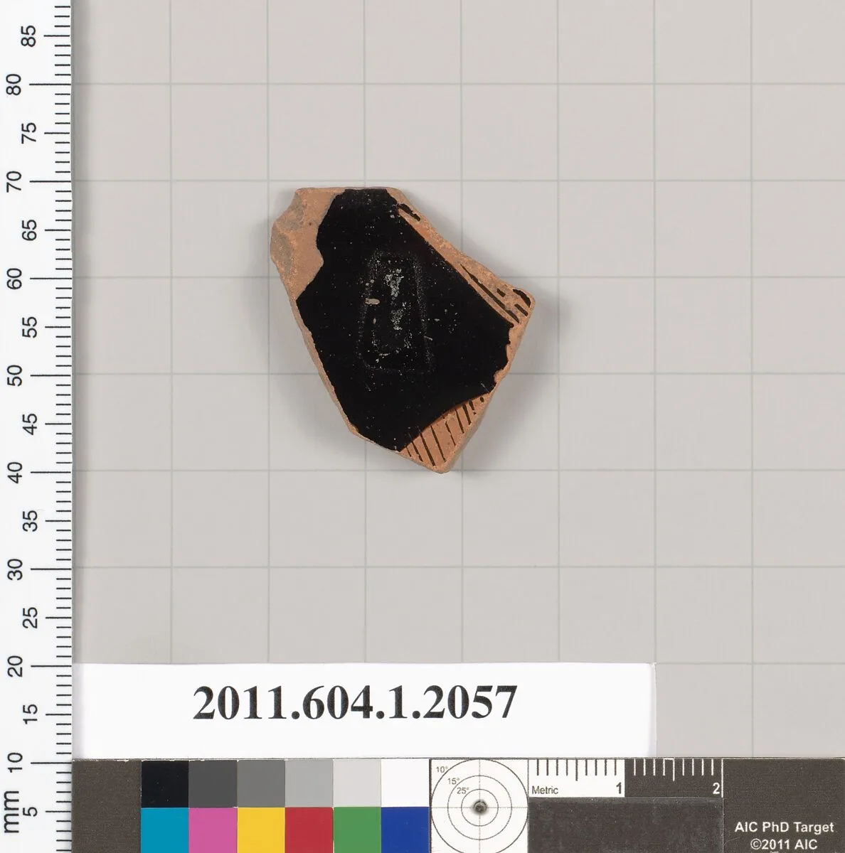 Terracotta rim fragment of a kylix (drinking cup) — Unknown