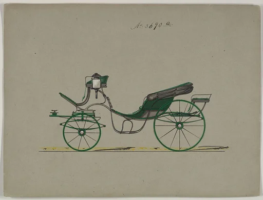 Design for Cabriolet or Victoria, no. 3690a