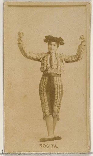 Rosita, from the Actors and Actresses series (N45, Type 8) for Virginia Brights Cigarettes