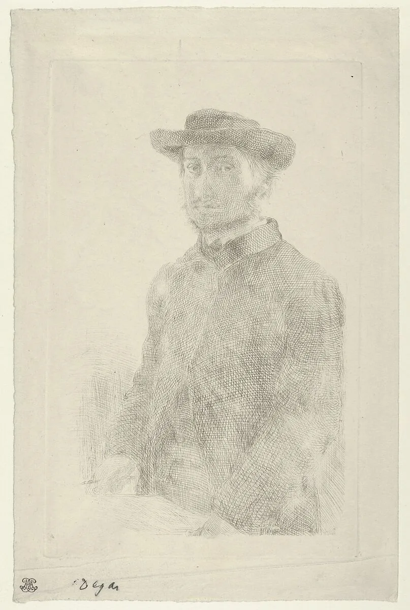 Self-Portrait — Edgar Degas|Edgar Degas