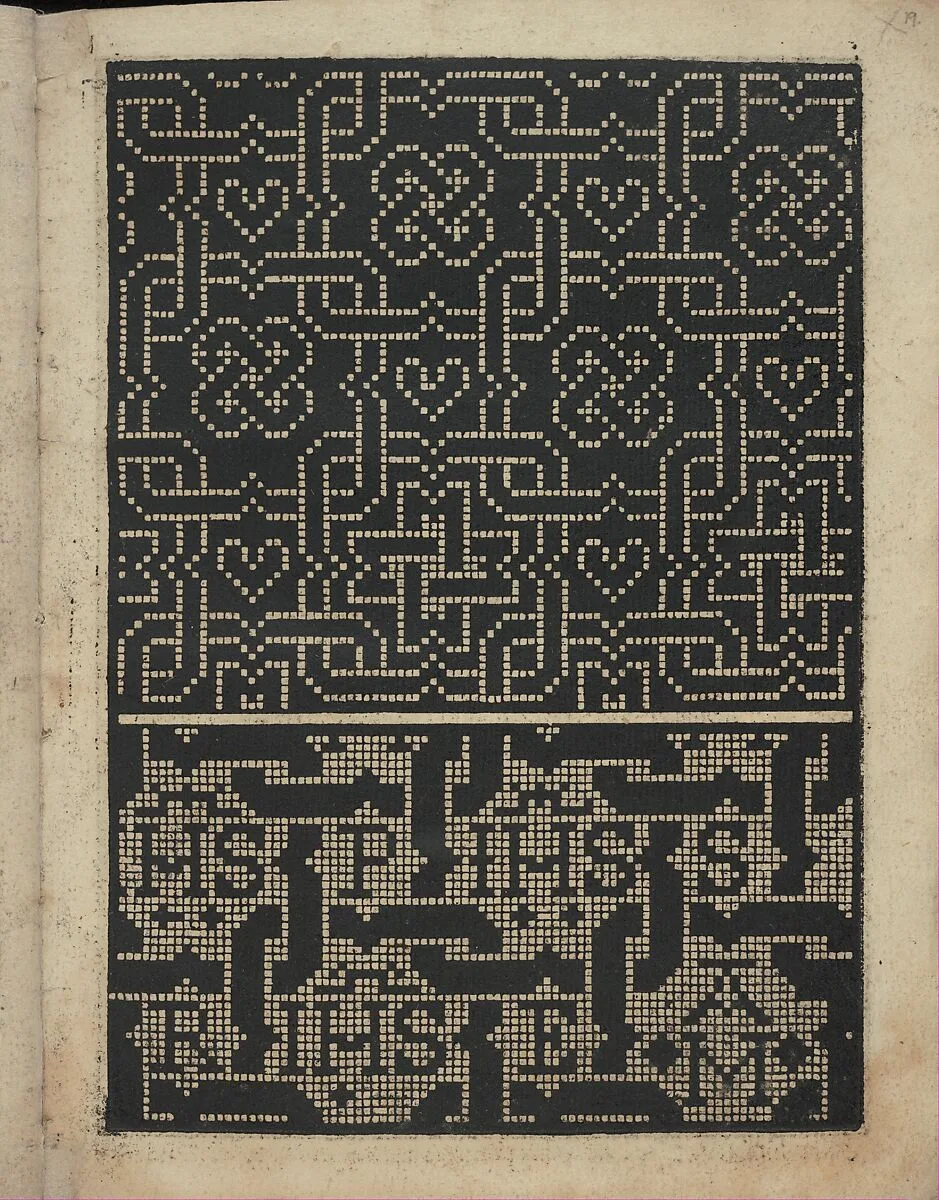 Libbretto nouellamete composto per maestro Domenico da Sera...lauorare di ogni sorte di punti, page 19 (recto) — Domenico da Sera