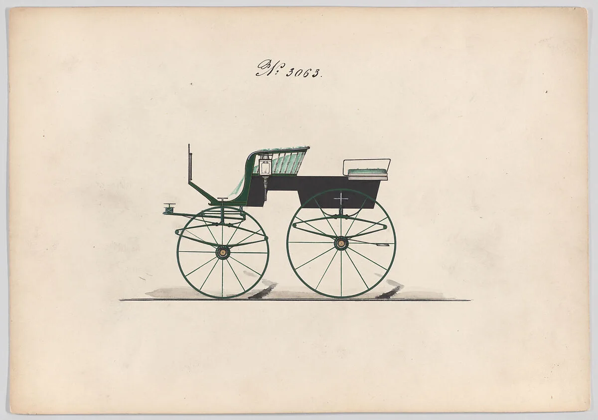 Design for T-Cart, no. 3063 — Brewster & Co.