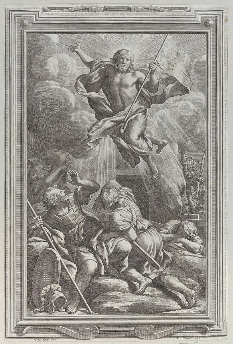 The Resurrection — Cornelis Bloemaert|Ciro Ferri