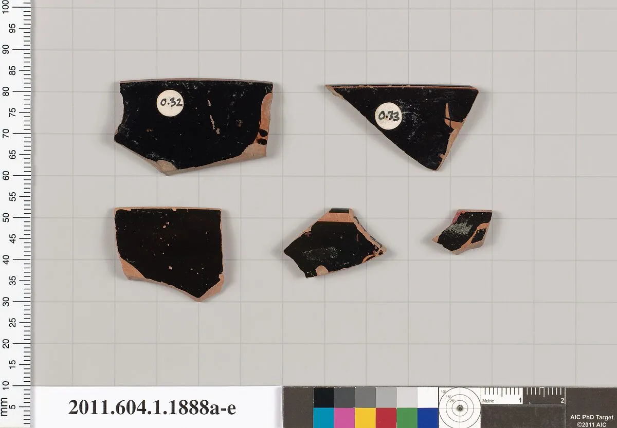 Terracotta rim fragments of kylikes (drinking cups) — Unknown
