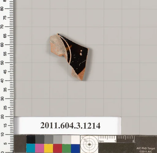 Terracotta fragment of a mastoid (drinking cup with narrow base) or a kyathos (cup-shaped ladle)