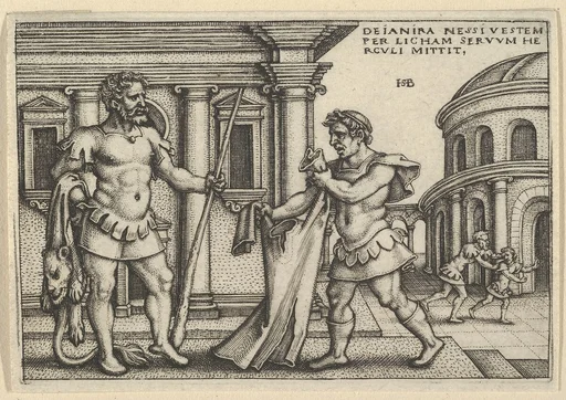 Lichas Bringing the Garment of Nessus to Hercules, from "The Labors of Hercules"