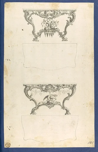Sideboard Tables, in Chippendale Drawings, Vol. I