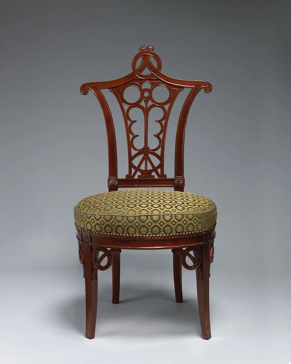 Openwork side chair (one of a pair) — Georges Jacob