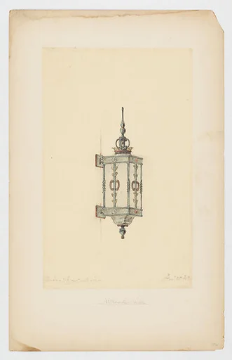 Design for wall-mounted lantern