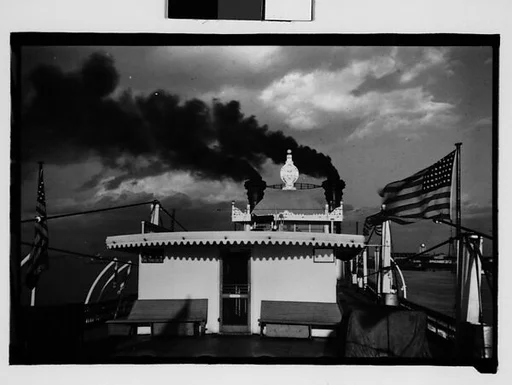 [Upper Deck of Steamboat "Capitol", New Orleans, Louisiana]