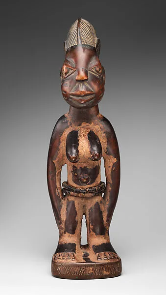 Twin Figure: Female (Ibeji) — Unknown