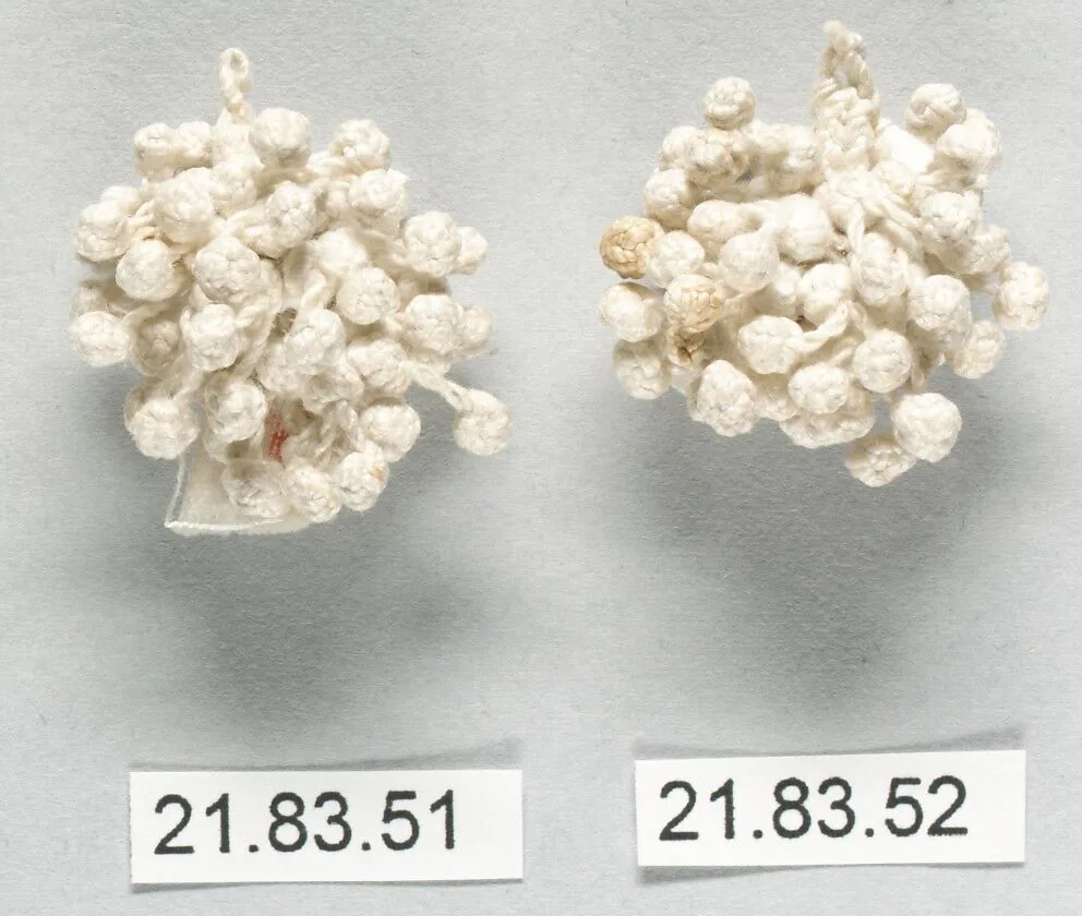 Group of tassels — Unknown