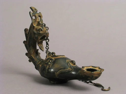 Hanging Lamp with a Griffin’s Head