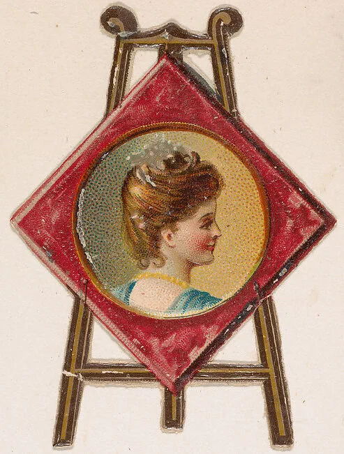 Painting easel, from the Novelties series (N228, Type 4) issued by Kinney Bros. — Kinney Brothers Tobacco Company
