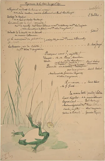Program for the Evening of April 11, 1891