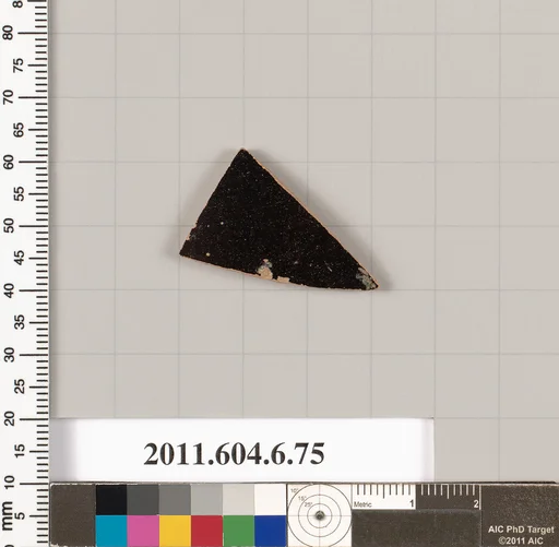 Terracotta fragment of a closed shape