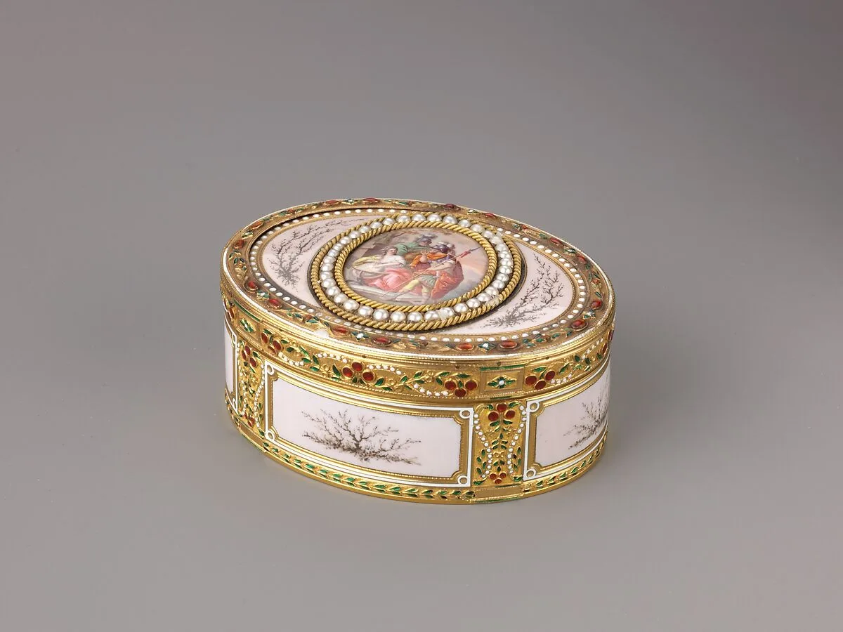 Snuffbox with An Allegory of Geography — Joseph Etienne Blerzy