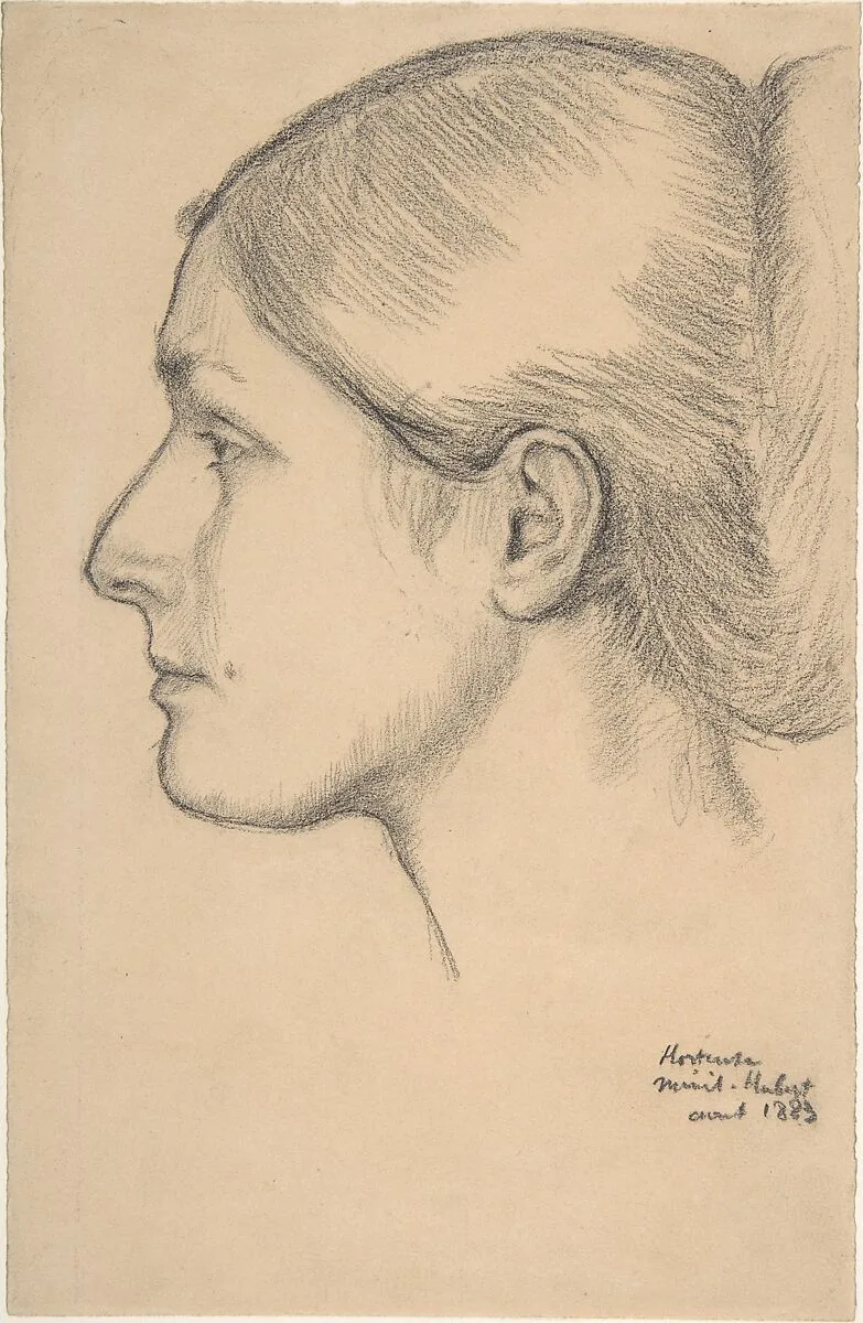 Portrait of Hortense Valpinçon (Mme. Jacques Fourchy) — Edgar Degas|Hortense Valpinçon (Mme. Jacques Fourchy)