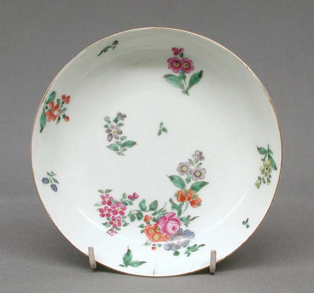 Saucer — Worcester factory